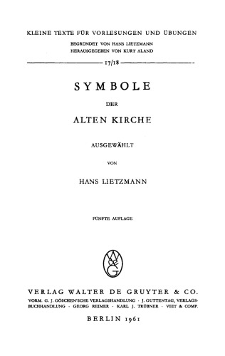 Symbole der Alten Kirche