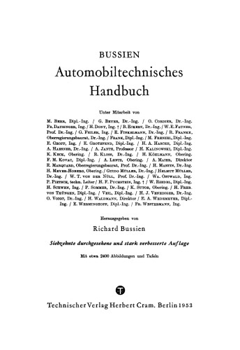 Automobiltechnisches Handbuch: Band 2