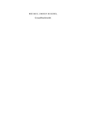 Grundbuchrecht (GBO): Band 2 §§ 13–124 GBO