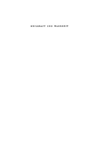 Heilkraft und Wahrheit: Konkordanz der politischen und der kosmischen Zeit