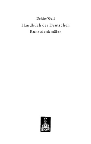 Dehio - Handbuch der deutschen Kunstdenkmäler: Deutschordensland Preußen