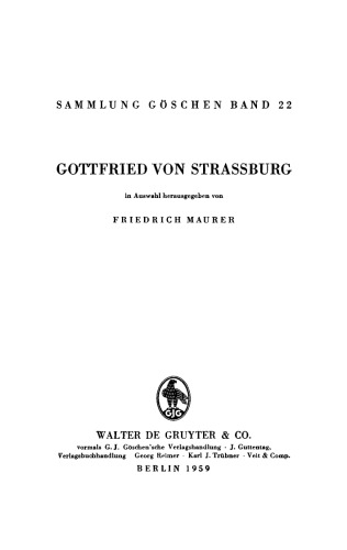 Gottfried von Strassburg