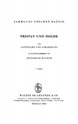 Tristan und Isolde