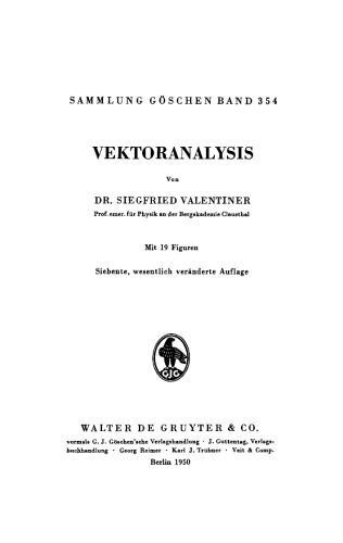 Vektor analysis