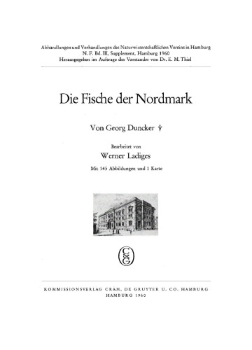 Die Fische der Nordmark
