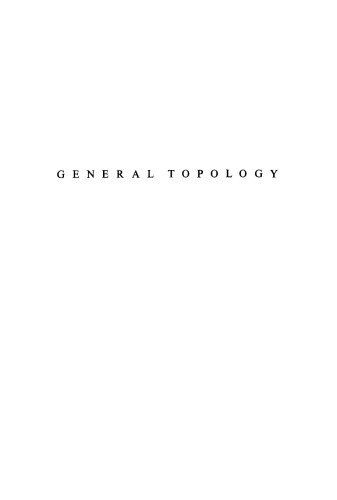General Topology