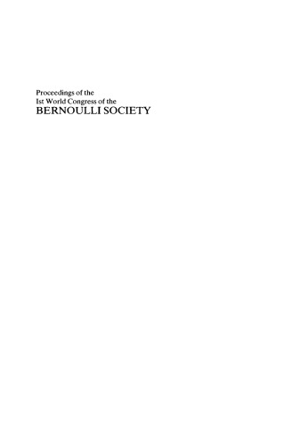 Vol. 2 Mathematical Statistics Theory and Applications