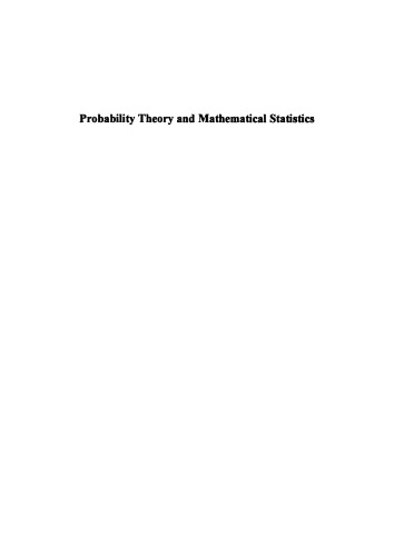 Probability Theory and Mathematical Statistics: Proceedings of the Sixth Vilnius Conference, Vilnius, Lithuania, 28 June–3 July, 1993