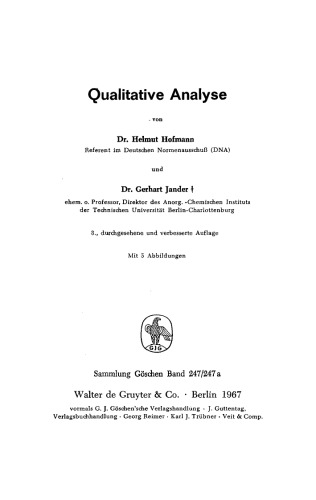 Qualitative Analyse