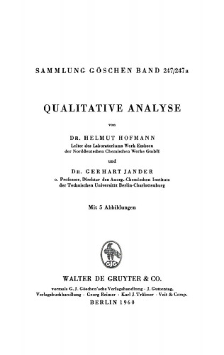 Qualitative Analyse