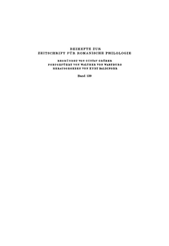 Studien zum Funktionswandel bei Auxiliarien und Semi-Auxiliarien in den romanischen Sprachen: Morphologisch-syntaktische Untersuchungen über gehen, haben, sein