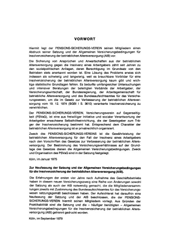 Satzung: Versicherungsverein auf Gegenseitigkeit