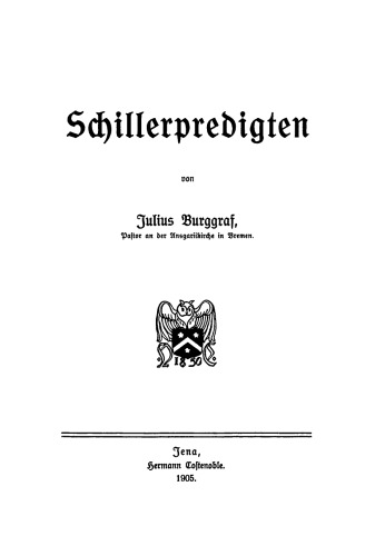 Schillerpredigten