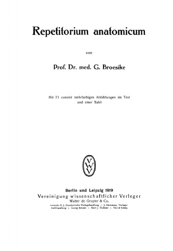 Repetitorium anatomicum
