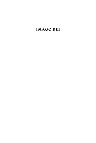 Imago Dei. Beiträge zur theologischen Anthropologie: Gustav Krüger zum siebzigsten Geburtstage am 29. Juni 1932 dargebracht