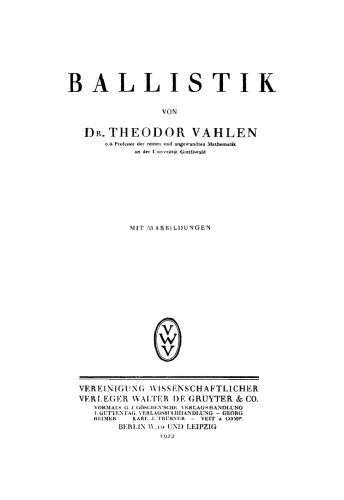Ballistik