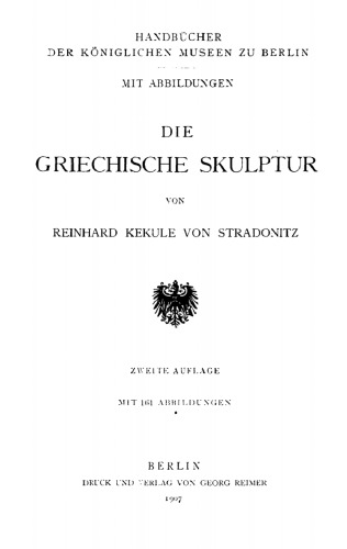 Die Griechische Skulptur