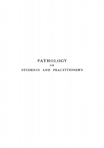 Pathology for Students and Practitioner’s: Volume 2