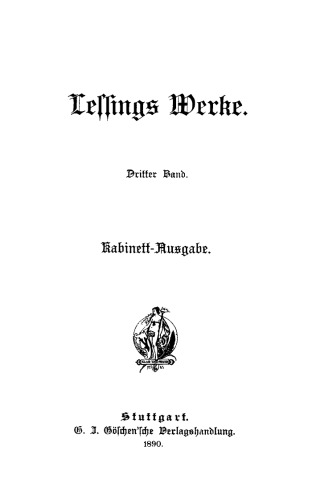 Lessings Werke: Band 3