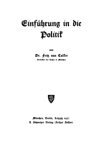 Einführung in die Politik