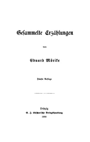 Gesammelte Erzählungen