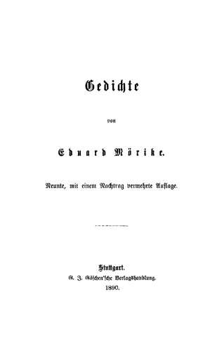 Gedichte