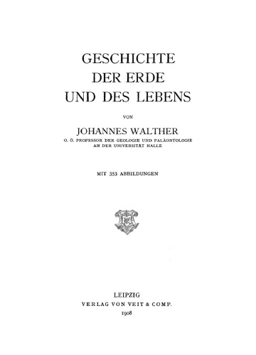Geschichte der Erde und des Lebens