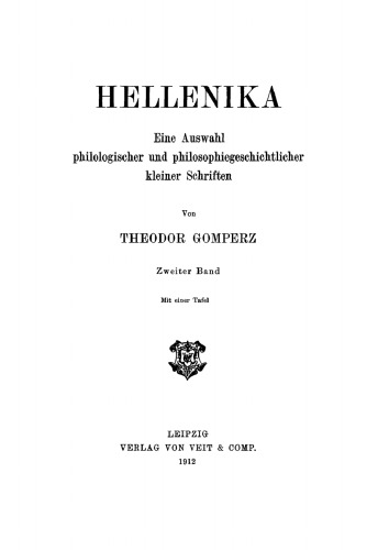 Hellenika: Band 2