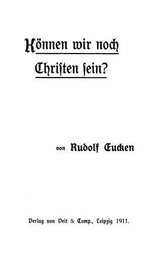 Können wir noch Christen sein?
