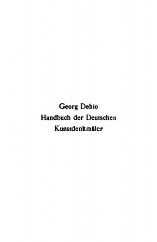 Dehio - Handbuch der deutschen Kunstdenkmäler: Band 5 Nordwestdeutschland