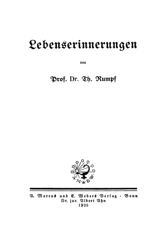 Lebenserinnerungen