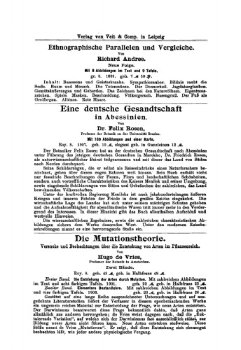 Das Geschlechtsleben in der Völkerpsychologie