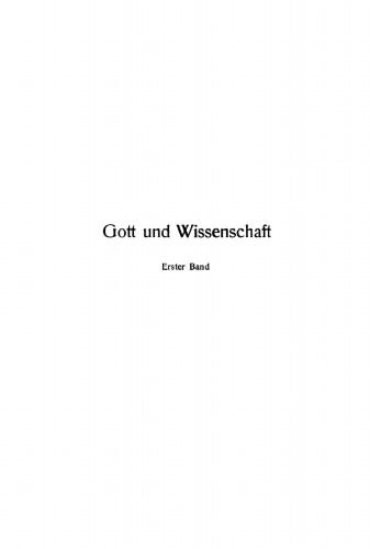 Gott und Wissenschaft