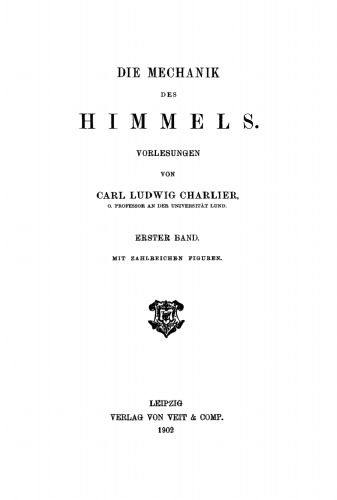 Die Mechanik des Himmels: Band 1