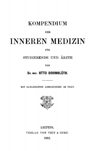 Kompendium der inneren Medizin für Studierende und Ärzte