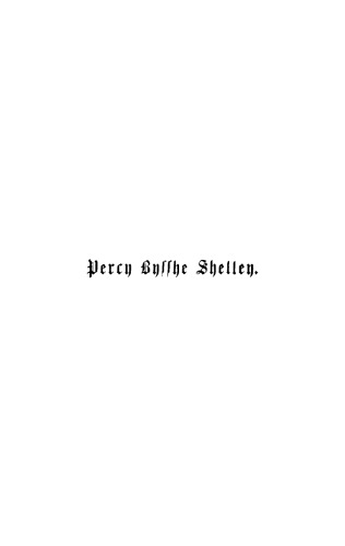 Percy Bysshe Shelley