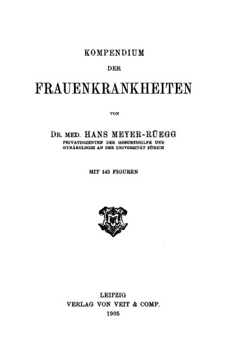 Kompendium der Frauenkrankheiten