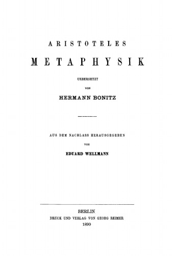 Metaphysik