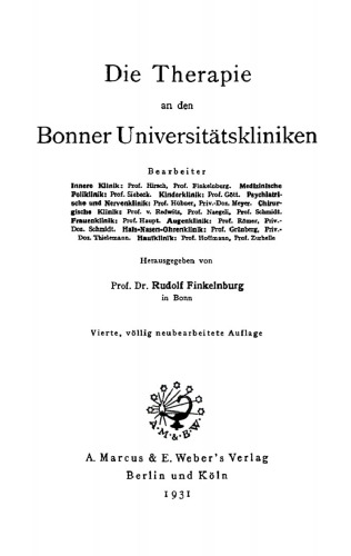 Die Therapie an den Bonner Universitätskliniken
