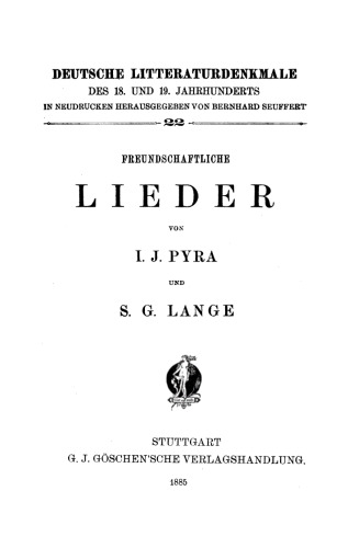 Freundschaftliche Lieder