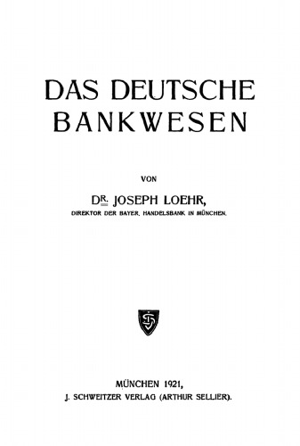 Das Deutsche Bankwesen
