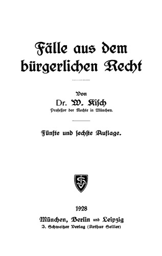 Fälle aus dem bürgerlichen Recht