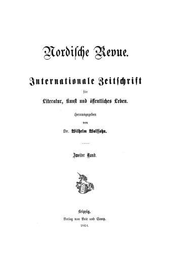 Nordische Revue: Band 2