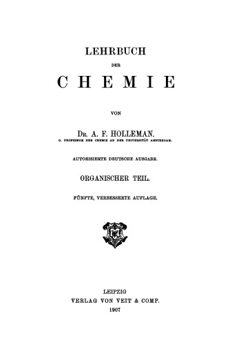 Lehrbuch der Chemie: [Teil 2] Organischer Teil