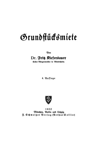 Grundstücksmiete