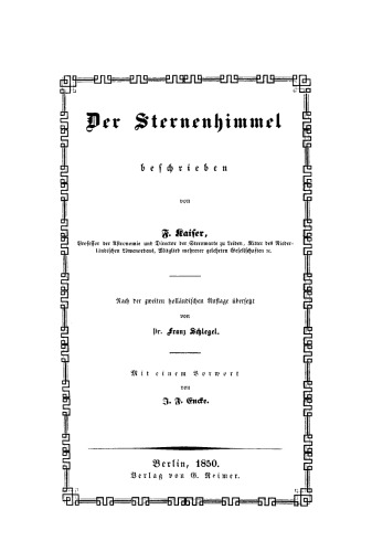 Der Sternenhimmel