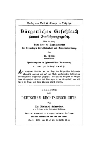 Die Handelsgesetzgebung des Deutschen Reiches