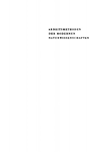 Polarographische Arbeitsmethoden