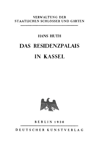 Das Residenzpalais in Kassel