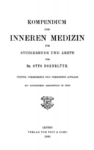Kompendium der inneren Medizin für Studierende und Ärzte